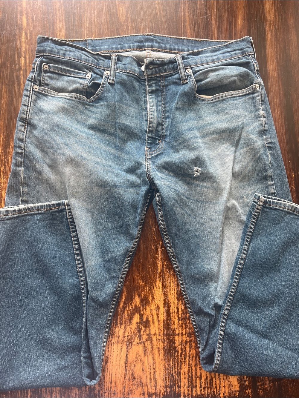 Levi's Faded Blue Bootcut Jeans